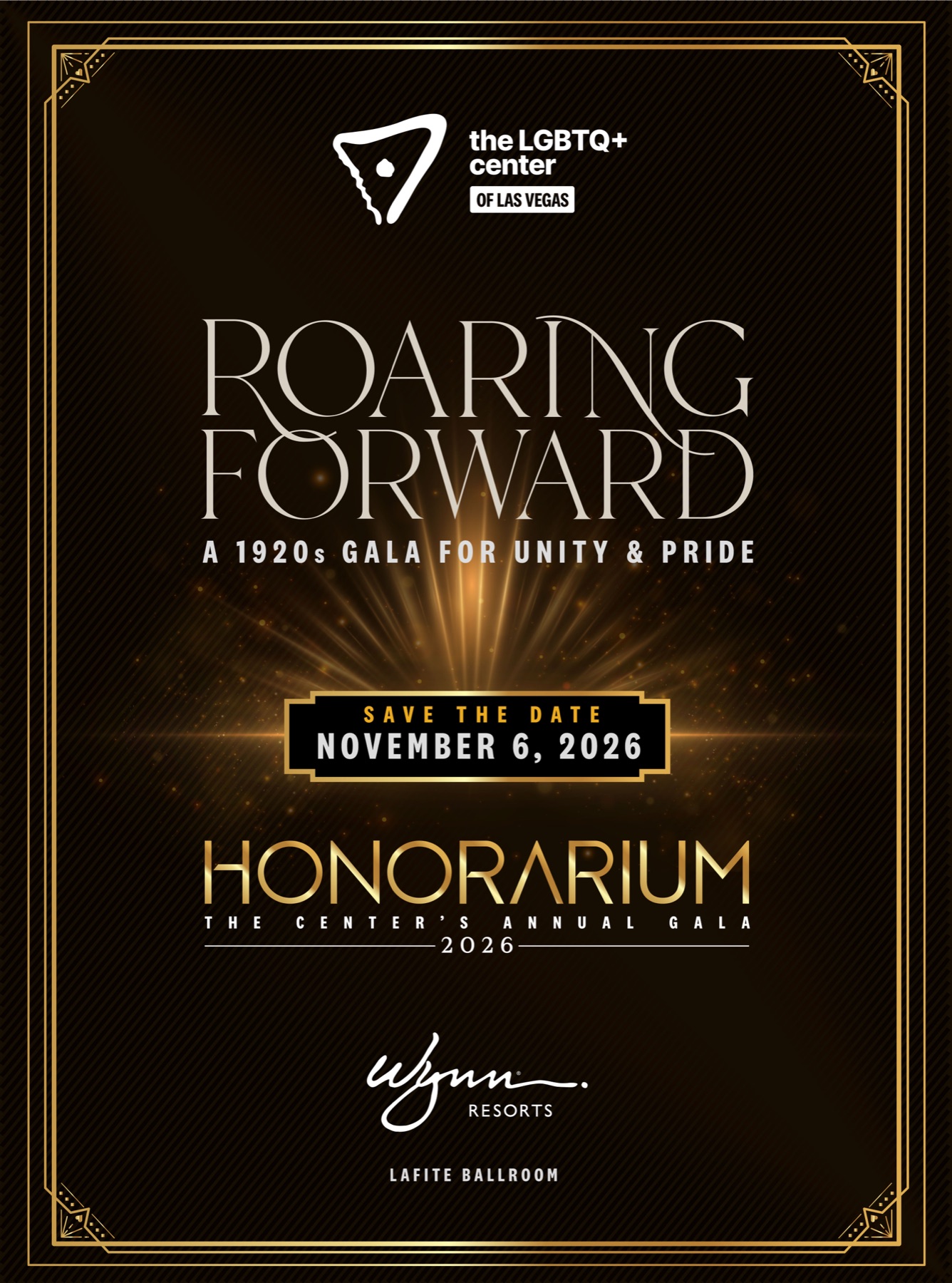 Artwork for Roaring Forward: A 1920s Gala for Unity & Pride