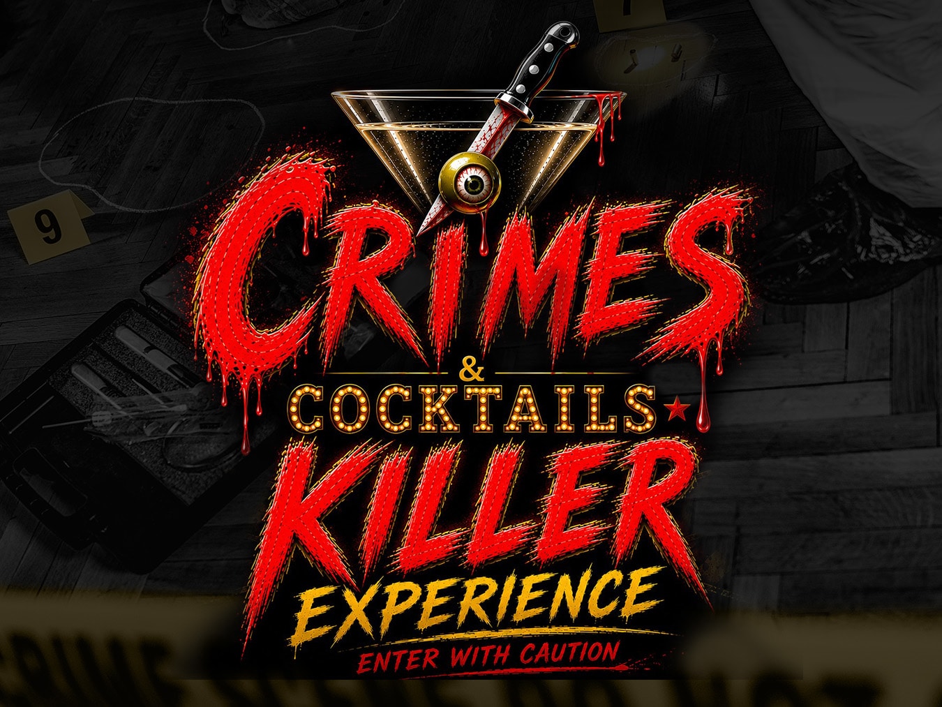 Crimes & Cocktails: Killer Experience official event artwork