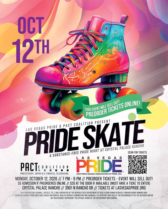 Artwork for Las Vegas PRIDE Skate Night